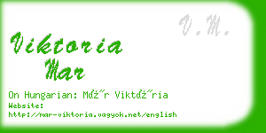 viktoria mar business card